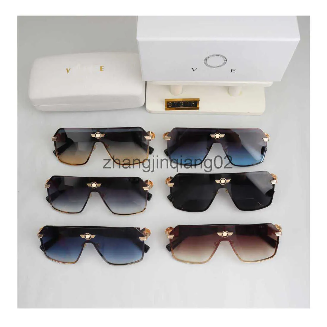 디자이너 Versage Sunglasses Cycle Luxurys Fashion Sports Polarize Square Sunglass Mens 여자 빈티지 야구 새로운 운전 고글 검은 태양 안경