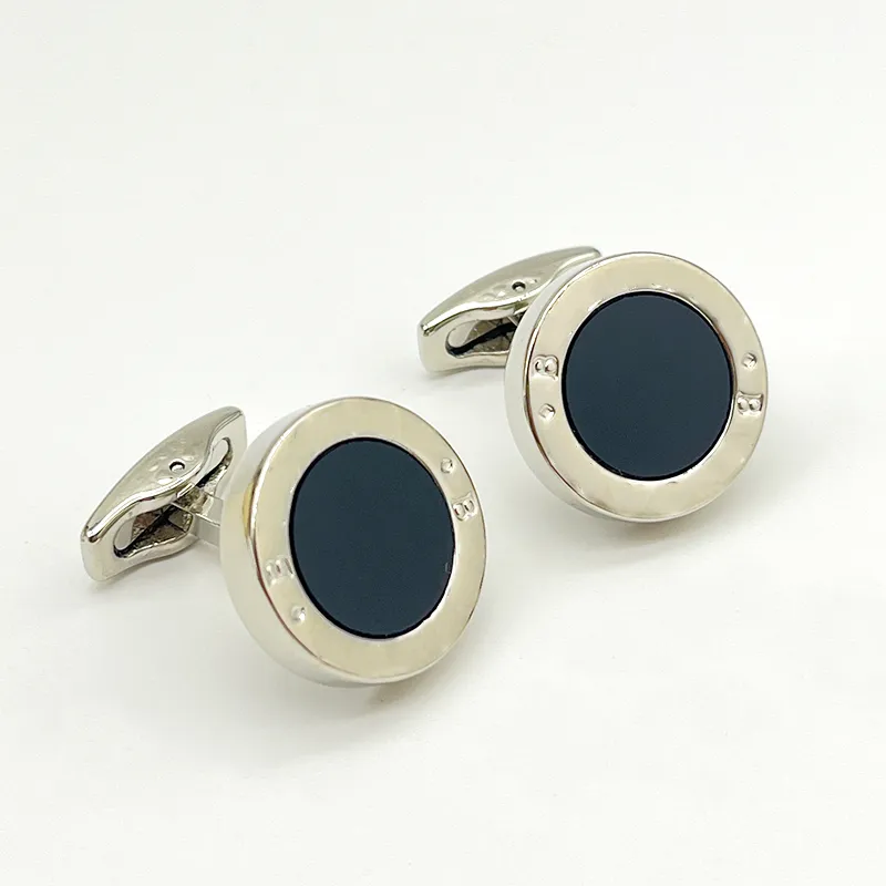 يربط مصمم BV الفاخر Cuff Cufflinks الكلاسيكية للرجال جودة عالية مع هدية أعلى الطوابع