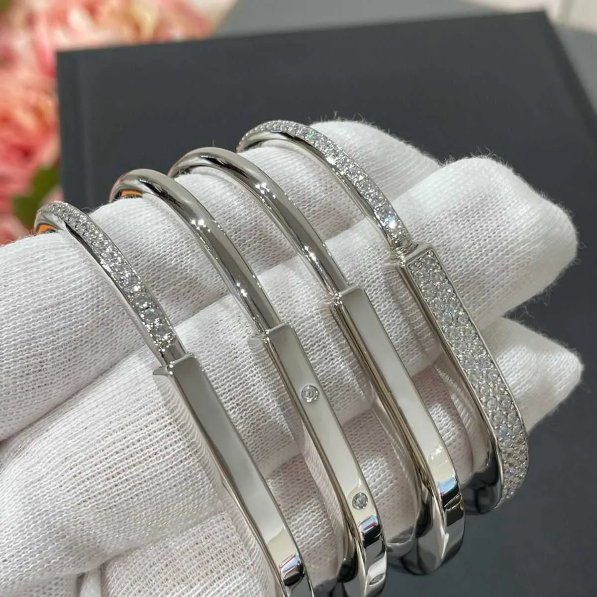 Tiffany Lock Bracelet Tiffany Co Sterling Silver Return To Heart