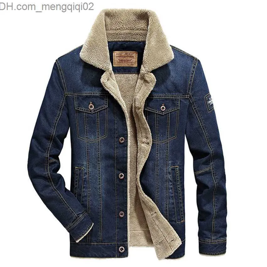 Men's Jackets 2018 free shipping New winter jeans jacket men's casual coat large size extra thick cotton jacket. cxy105-118 Z230710