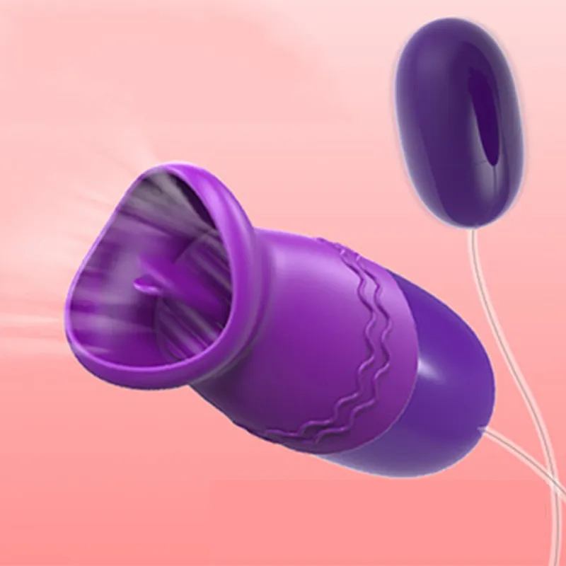 Vibrators Multispeed Tong Oraal Likken Vibrator USB Vibrerend Ei Gspot Vagina Massage Clitoris Stimulator Speeltjes voor Vrouwen Winkel 230706