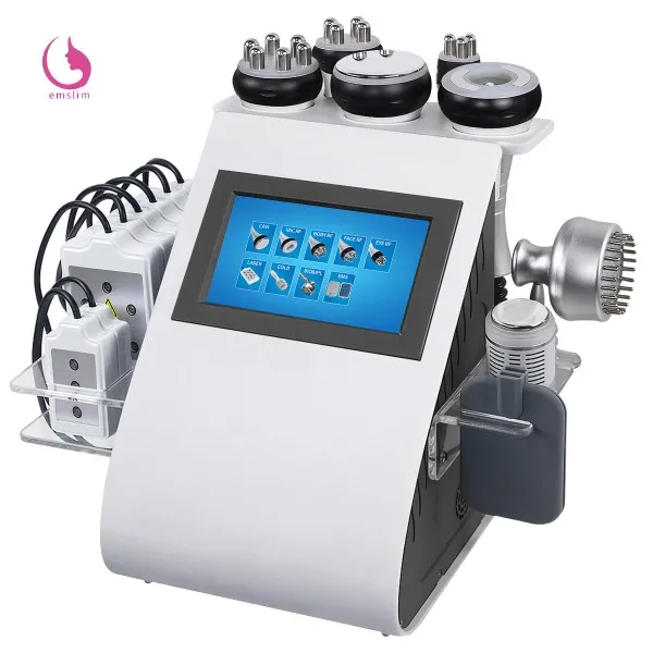 Machine de cavitation à ultrasons Health Beauty 9 en 1 80k pour le corps pour équipement de beauté serrant la cavitation 80k