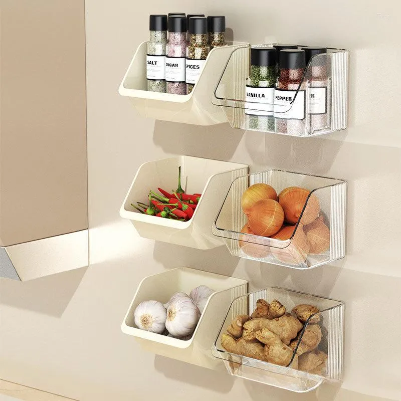 Storage Boxes Kitchen Rack Various Fruits And Vegetables Wall Drain Non Perforated Frame Plastic Box