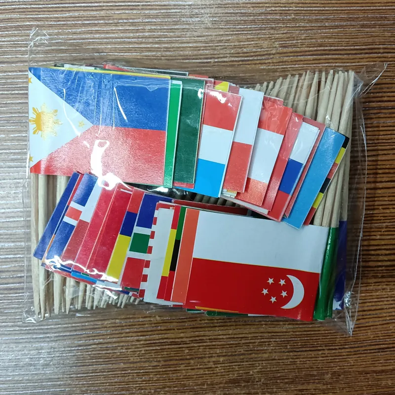 100 Bandierine Nigeriane Con Stuzzicadenti – Mini Bandiere Per Decorare Cupcake, Cocktail E Antipasti – Ideali Per Feste A Tema - 5