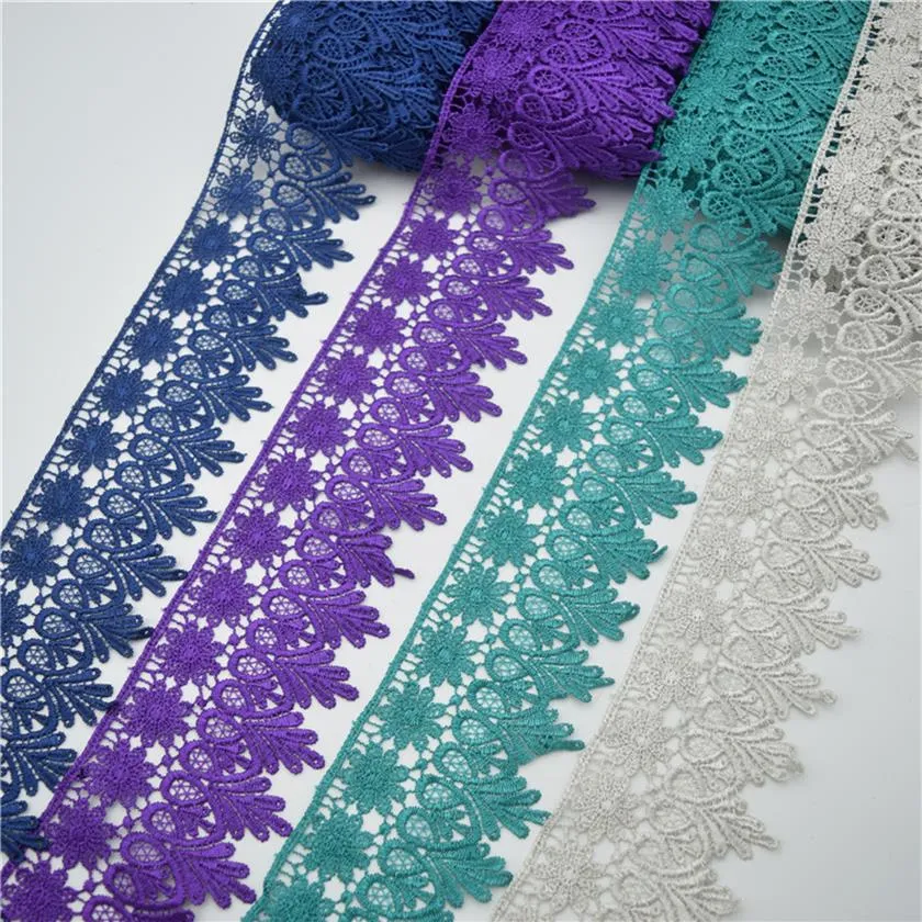 15yards Venise Lace trim wedding DIY crafted sewing 8cm 17color for choose215D