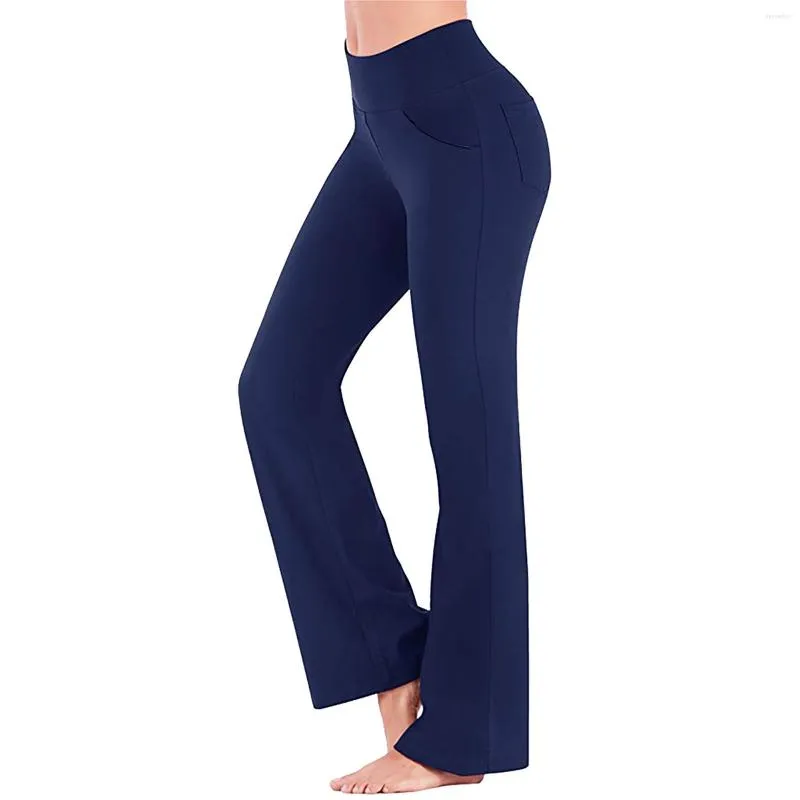 High Waist Micro Lah Wide Leg Pants For Women Solid Color Long