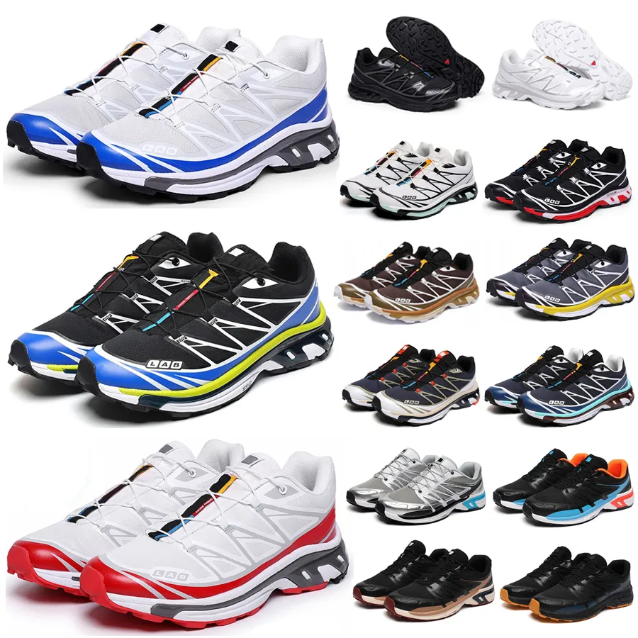 XT6 Running Shoes Salmon Mens White Blue Black Mesh Wings 2 White Blue Red Yellow Green Men Women XT 6 Trainers Outdior Sports Sneakers 66