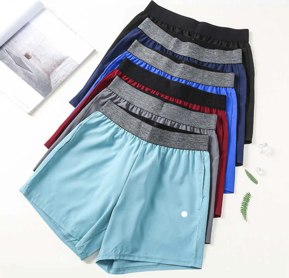 Lu lulemen Men Shorts Yogas Outfits Short Pants Running Sport Basketball Breathable Trainer Trousers Adult Sportswear Gym Exercise high quality wholesale Ic