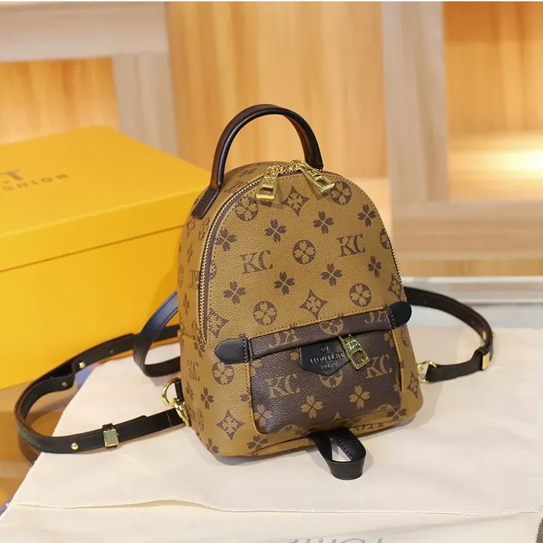 Tasarımcı sırt çantası moda deri kadın çanta çocuk okul çantaları backpacks stil bayan sırt çantası seyahat çanta 5 renk m44872