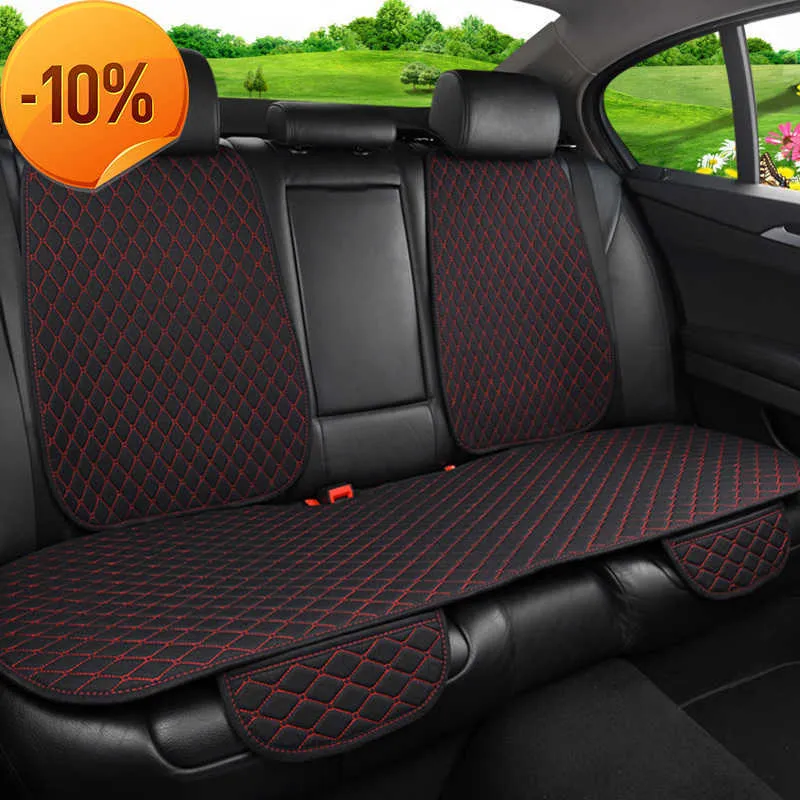 Nouvelle housse de siège de voiture universel lin coussin de siège arrière de voiture avec dossier quatre saisons intérieur Auto chaise siège tapis tapis tapis