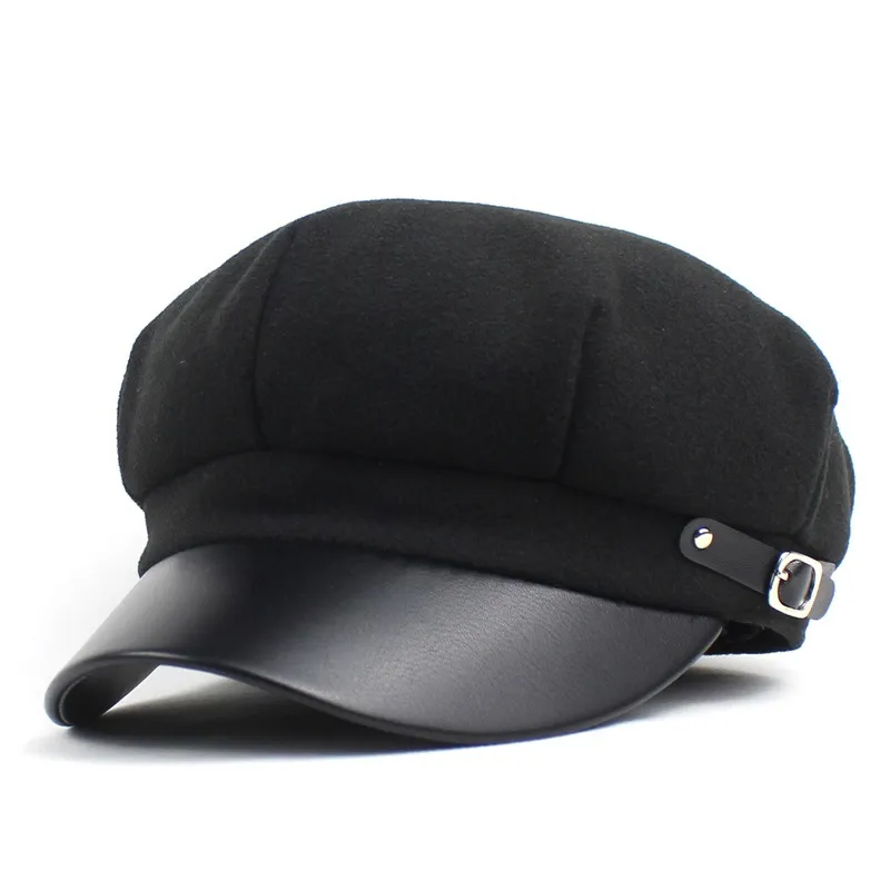 2021 coton solide militaire chapeau marin chapeau pour femmes haut plat femme voyage Cadet chapeau capitaine casquette bérets 08