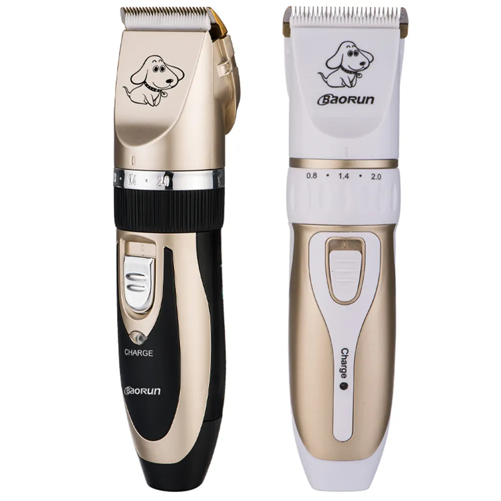 Dog Grooming BaoRun P2 P3 Professional Pet Cat Dog Hair Trimmer Rechargeable Animal Grooming Clipper Shaver Dog Hair Cutting Machine Comb Kit 230707