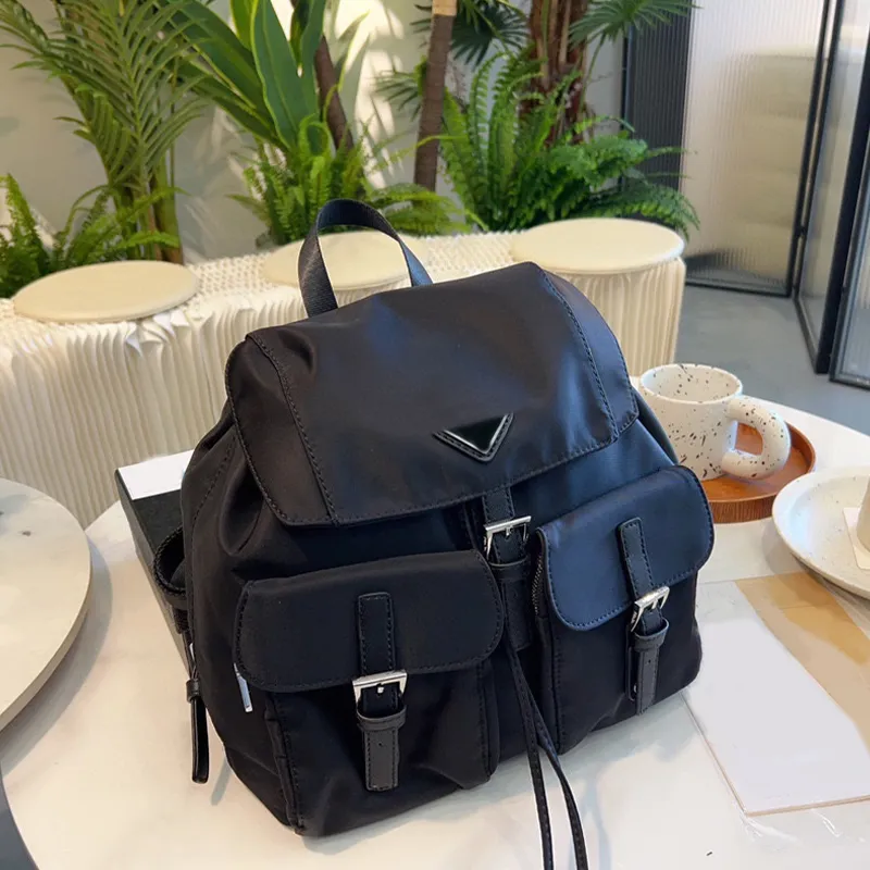 Рюкзак унисекс роскошные школьные сумок дизайнер мужские черные рюкзаки модные женские карманы