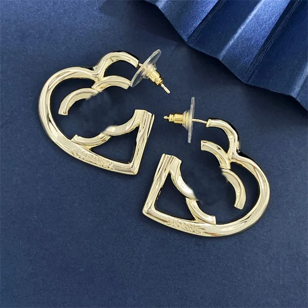Kvinnors varumärkesbrev Ccity Designer örhängen av hög kvalitet Hoop Gold Earring Luxury Jewelry Woman Accessories 77834