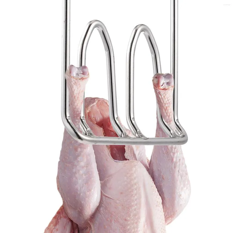 Stainless Steel Poultry Hanger For Barbecue Processing And Duck Slaughter  Hanging With Hooks From Xiaochage, $18.82