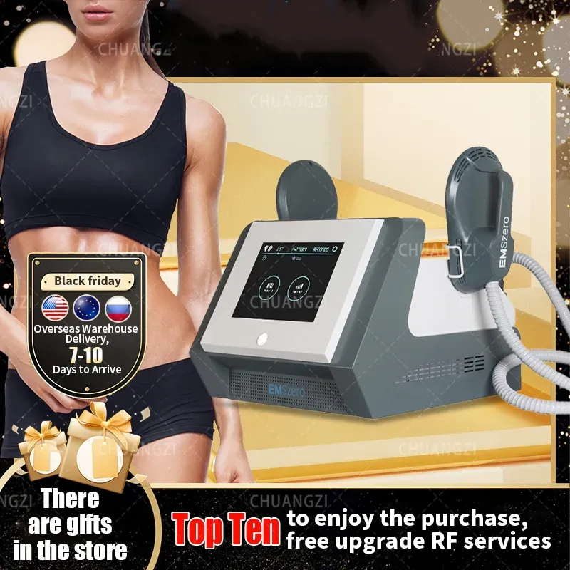 DLS Emslim Neo RF Apparatuur Machine 14 Tesla Hi-emt Body Sculpt Fat Loss Emszero Met 4 Handvatten bouwen spier NEO Bekken