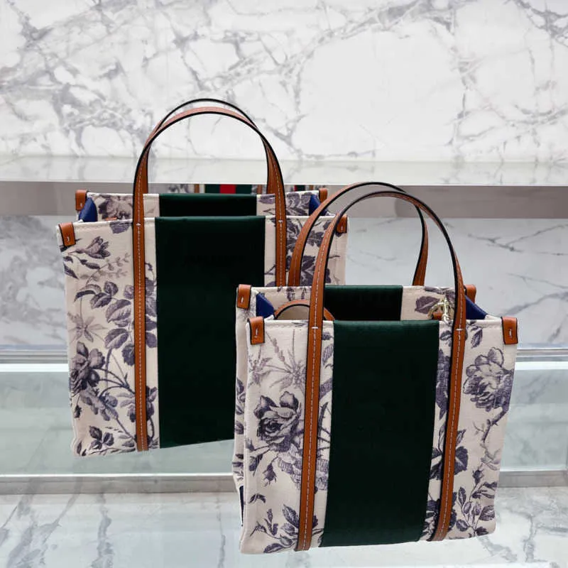 G Letter Tote Bag Canvas Totes Women Luxurys Handbag 2 Szie Designer Bag Moda Feminina Classic Shoulder Bags Purse