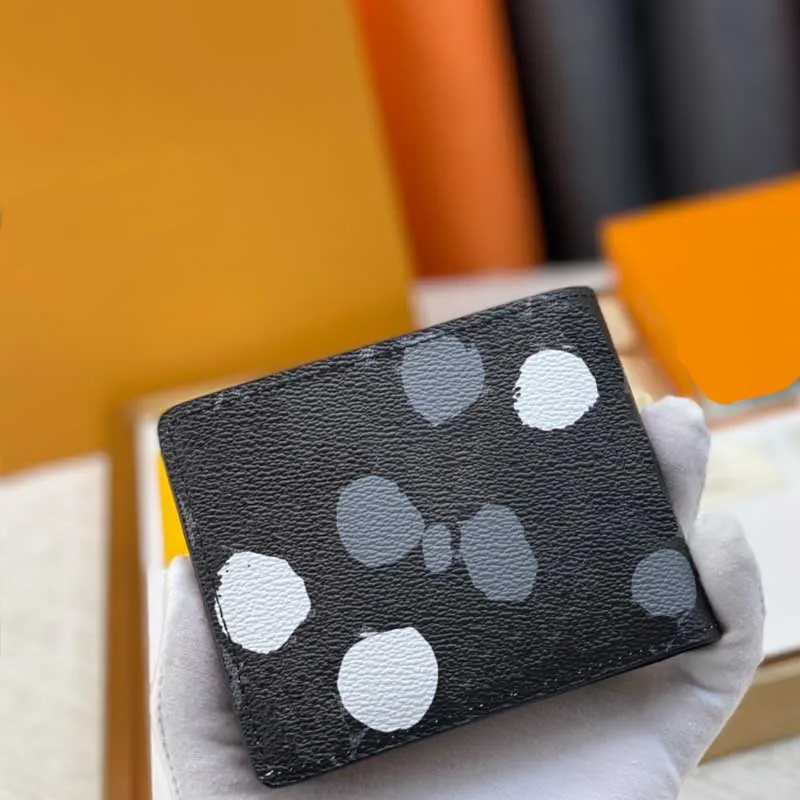 Herrkorthållare designerplånbok högkvalitativ YK-canvas kreditkortshållare man företag lång plånbok Fashionabla handväska i parisisk stil M81931