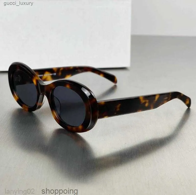 Óculos de sol France Arc De Triomphe Vintage para Sexy Cat Eye Óculos Oval Acetato Protetor Eyewear Senhoras 40194óculos de solunglyw08