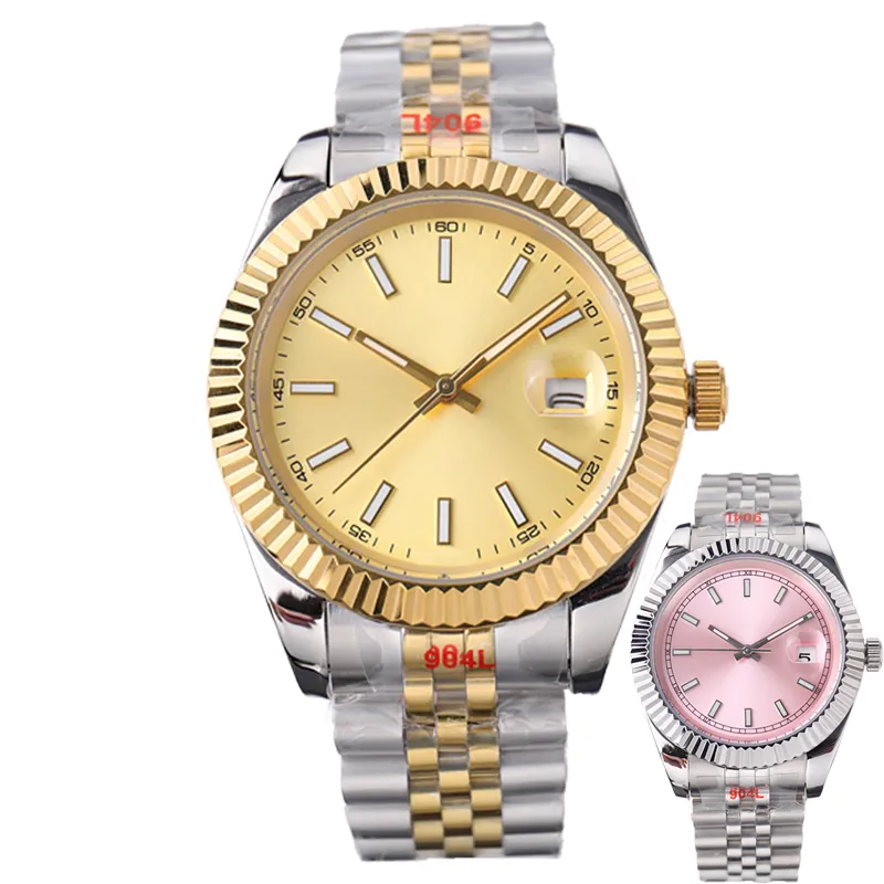 Relógio para homens designer mulher relógio de pulso 41mm 36mm 31mm 28mm quartzo safira luminosa mecânica movimento automático casal montre relógios à prova d'água de alta qualidade