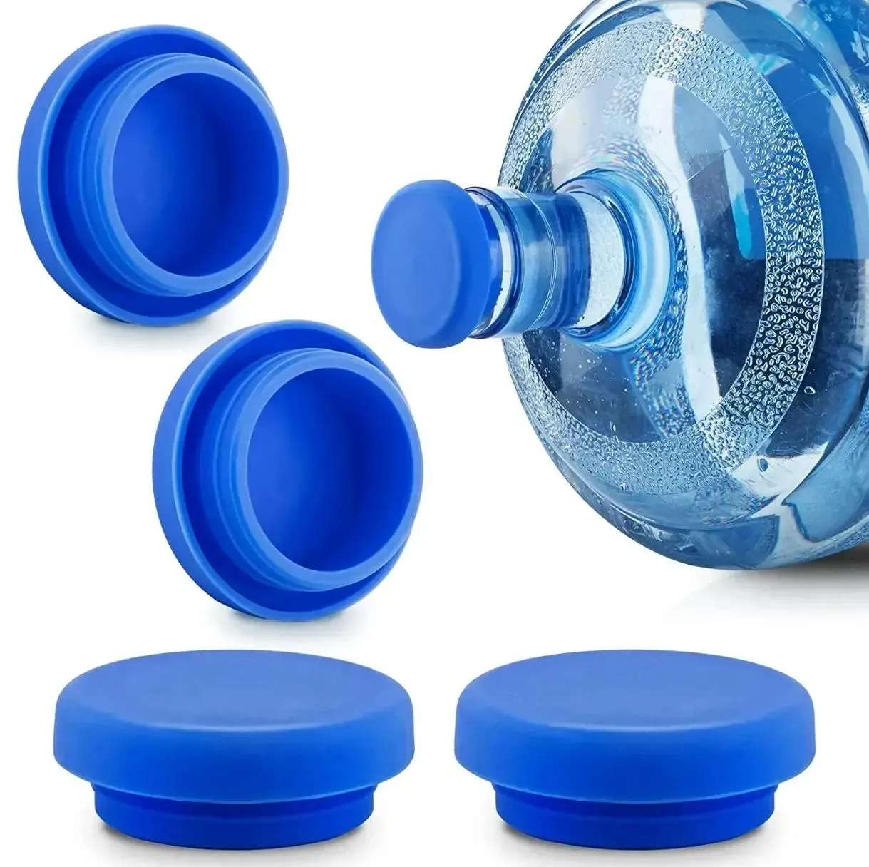 Nouveau bouchon de remplacement réutilisable en Silicone résistant aux déversements de 5 gallons pour cruche d'eau pour bouteilles de 55mm en gros