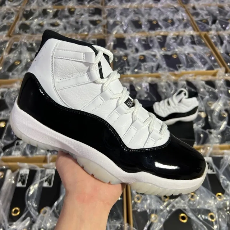 11S DMP Cherry 2024 Basketball Shoes real carbon fiber Midnight Navy Sneaker Trainer With Box size us5.5-13