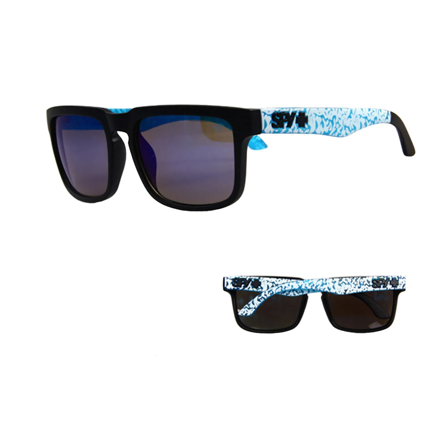 Óculos de Sol Ken Block Polarizado Óculos de Sol Masculino Revestimento Refletor Quadrado Lente Espelhada UV400 230707