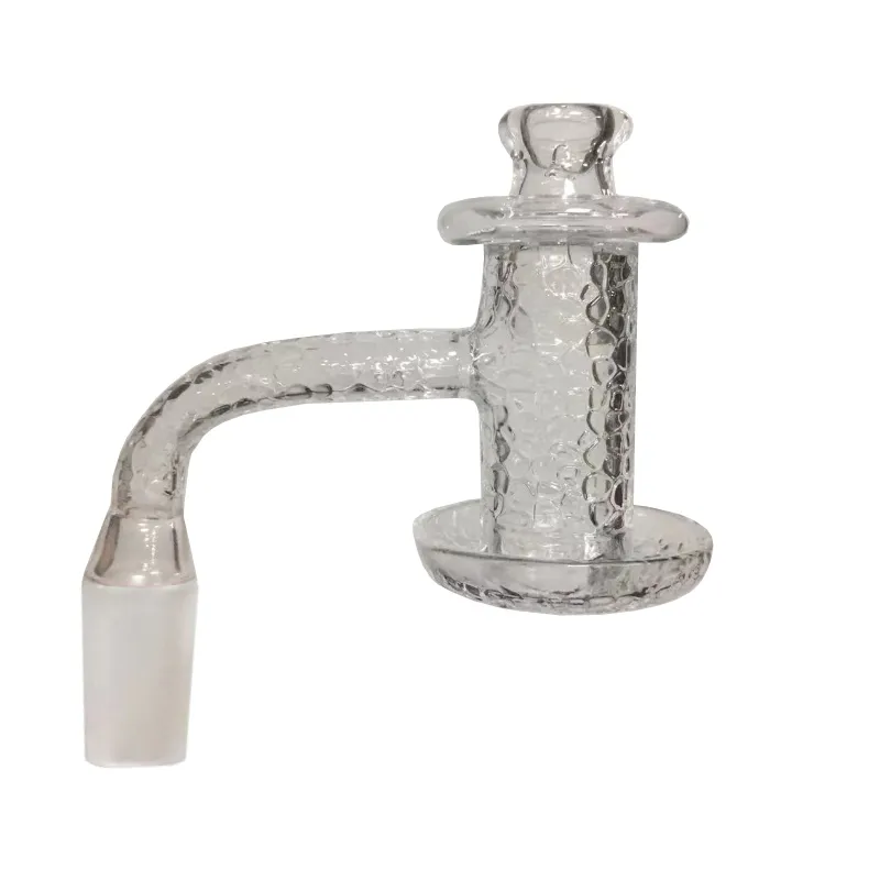 Mélangeur entièrement soudé Banger à quartz avec bouchon de carburateur Spinner automatique Terp Slurper Full Weld Bangers sans soudure Nail Sable gravé pour bangs Hookahs Bubbler Dab Rigs