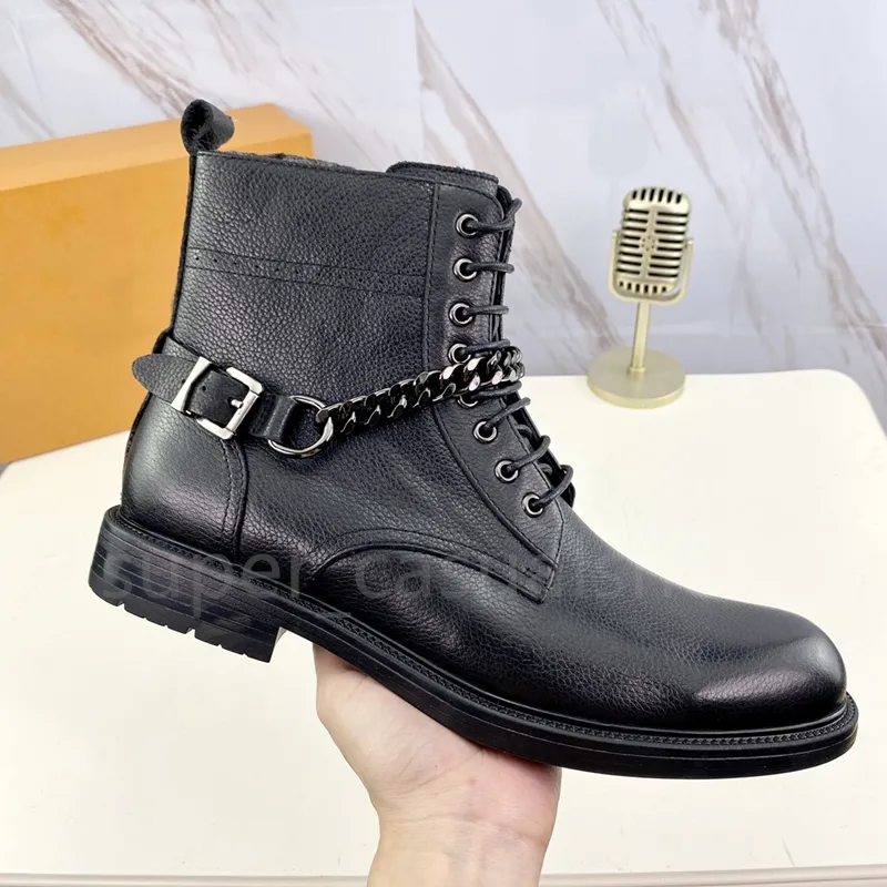 Neue Herren-Chelsea-Stiefel, Designer-Stiefel, Klassiker, Lederschuhe, modische Gummi-Außensohle, Herren-Stiefeletten, Größe 38–45