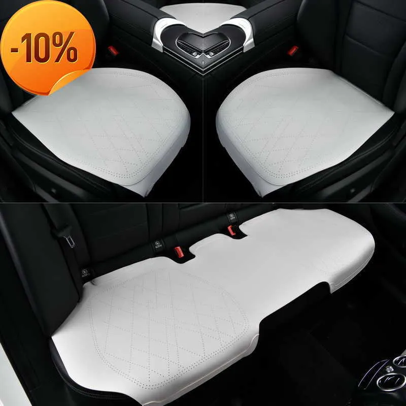 Nouveau été housse de siège de voiture en cuir Nappa de luxe véhicule conducteur siège coussin chaise protecteur Auto intérieur accessoires tapis universel