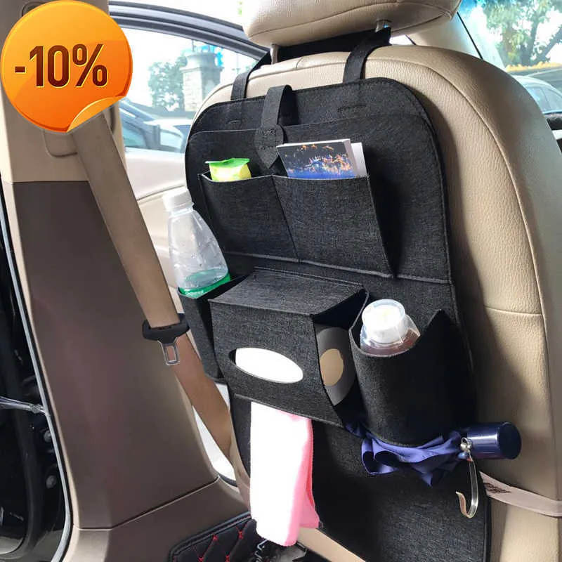 New Auto Multifunzione Car Organizer Storage Bag Scatola universale Sedile posteriore Sedile posteriore Supporto Tasche Sedia Stivaggio Riordino Auto-stying