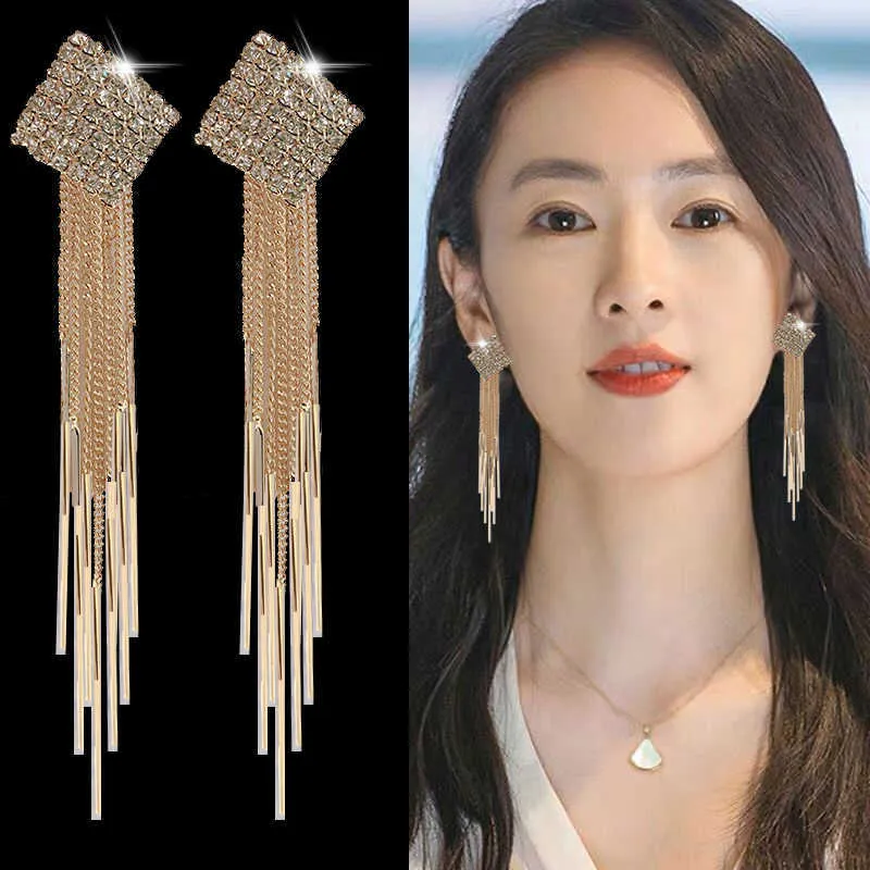 Другие модные аксессуары продвинутые геометрические бриллианты полные алмазные серьги 2022 Новая мода 925 Серебряный игольщик корейский стиль сетевые красные простые серьги