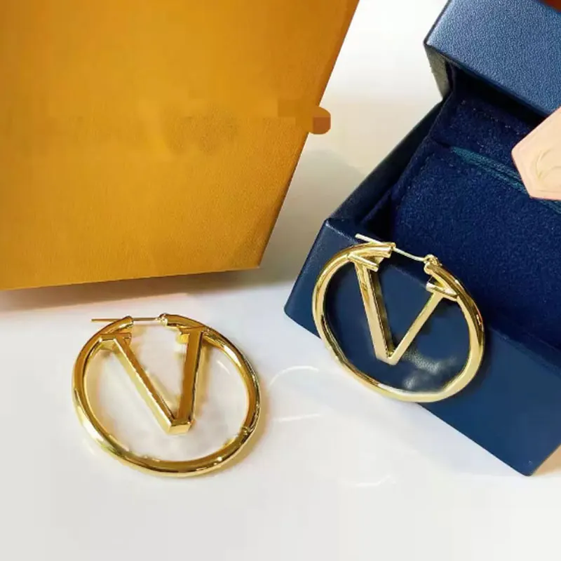 Luxury Earrings Stud Earring Big Gold Hoop Earring For Lady Women
