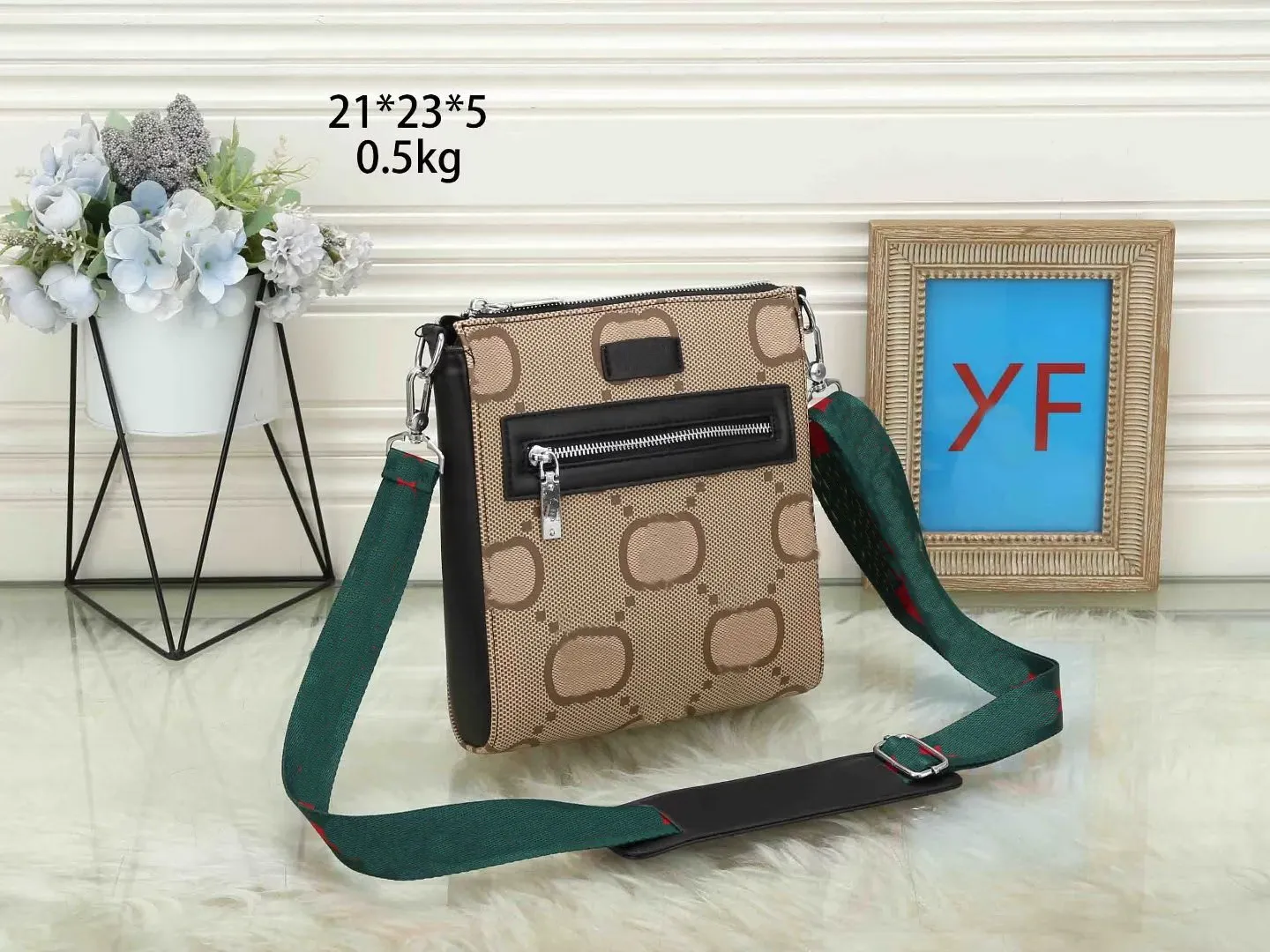 2023 neue Männer Umhängetaschen frauen Cross Body Mode Handtasche Luxus Designer Leder Umhängetasche khaki Briefträger Tasche Business Reise Brieftaschen geldbörse