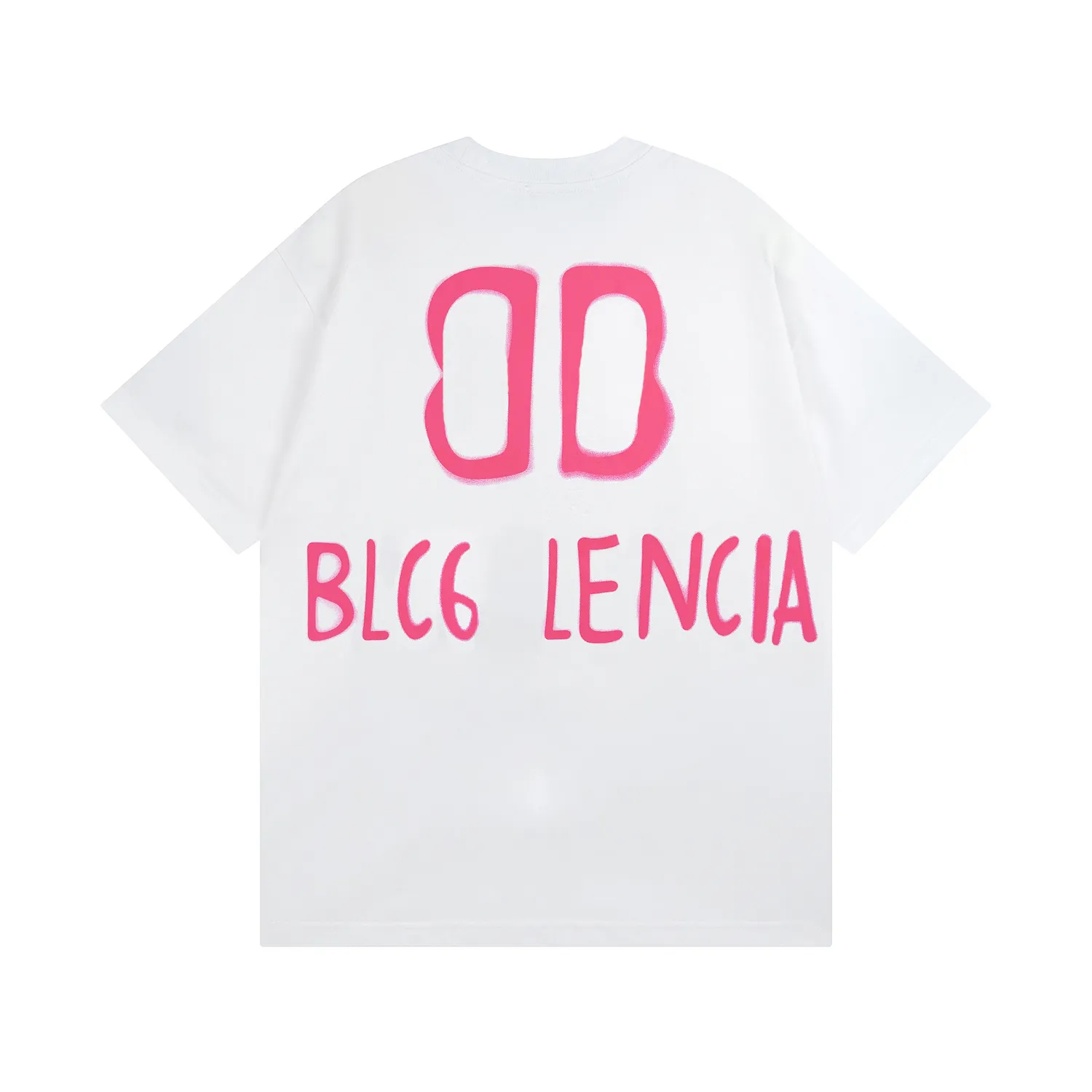 BLCG LENCIA 2023 Sommar Nytt 250g 100% bomullstyg T-shirt Herr Högkvalitetstryck Färg Drop Sleeve Lösa Tshirts Oversize Toppar 2023289