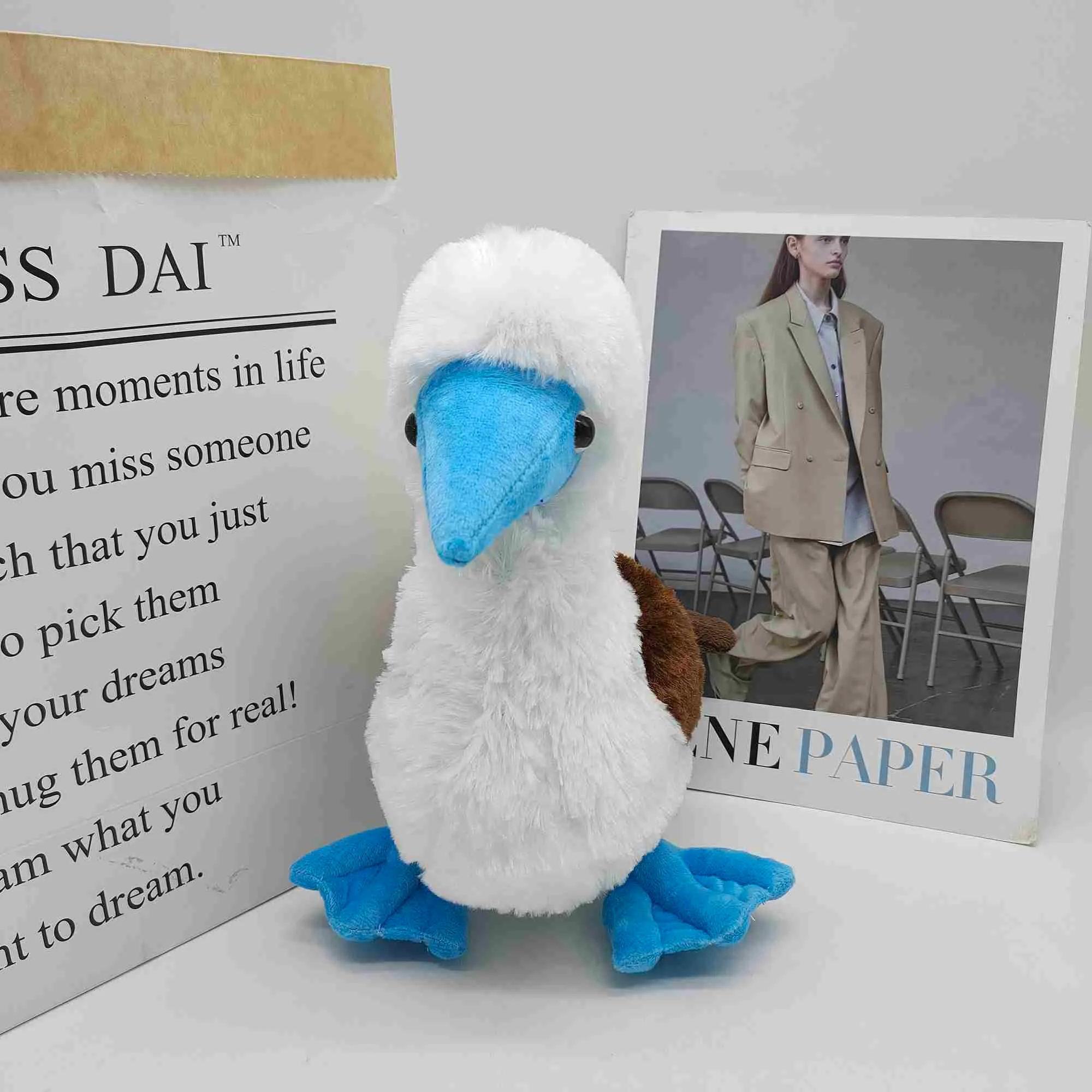 Blue footed booby stuffed animal sales