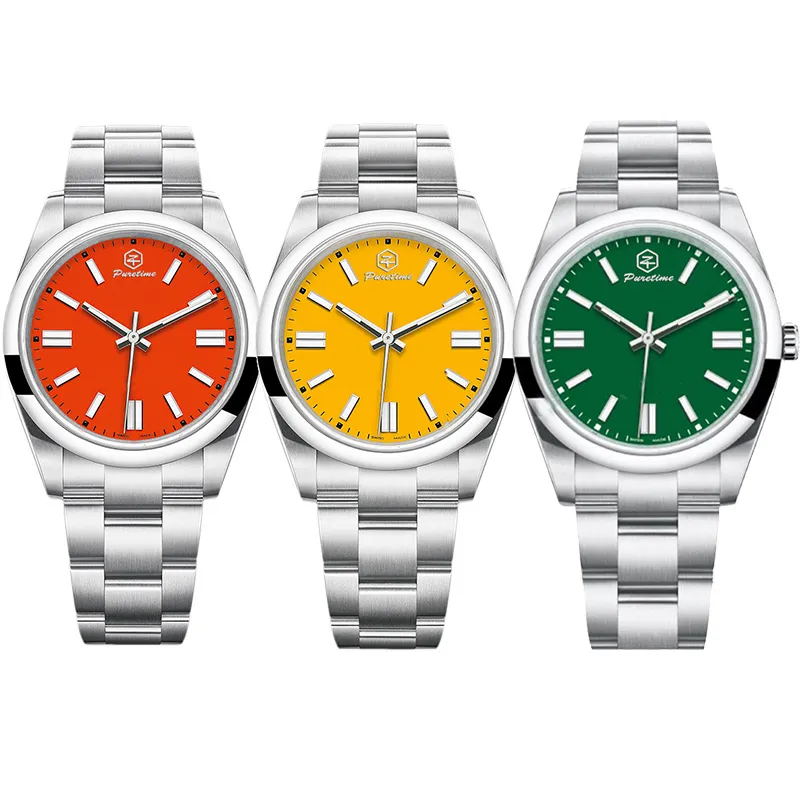 Couple Montres Designer Montre Hommes Montres Mode Montre-Bracelet 41mm OP 2813 Mouvement Automatique 10 Couleurs Oyster Acier Inoxydable Verre Saphir Montre De Luxe