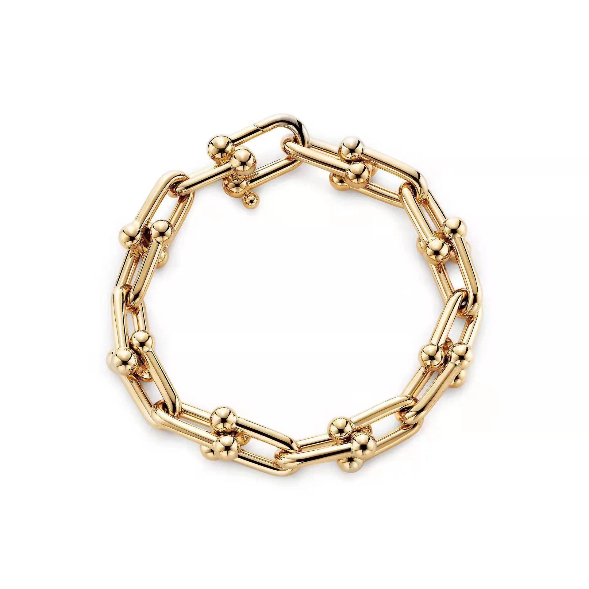 DHgate.com:T Bracelet for Women, 14K Gold Horseshoe