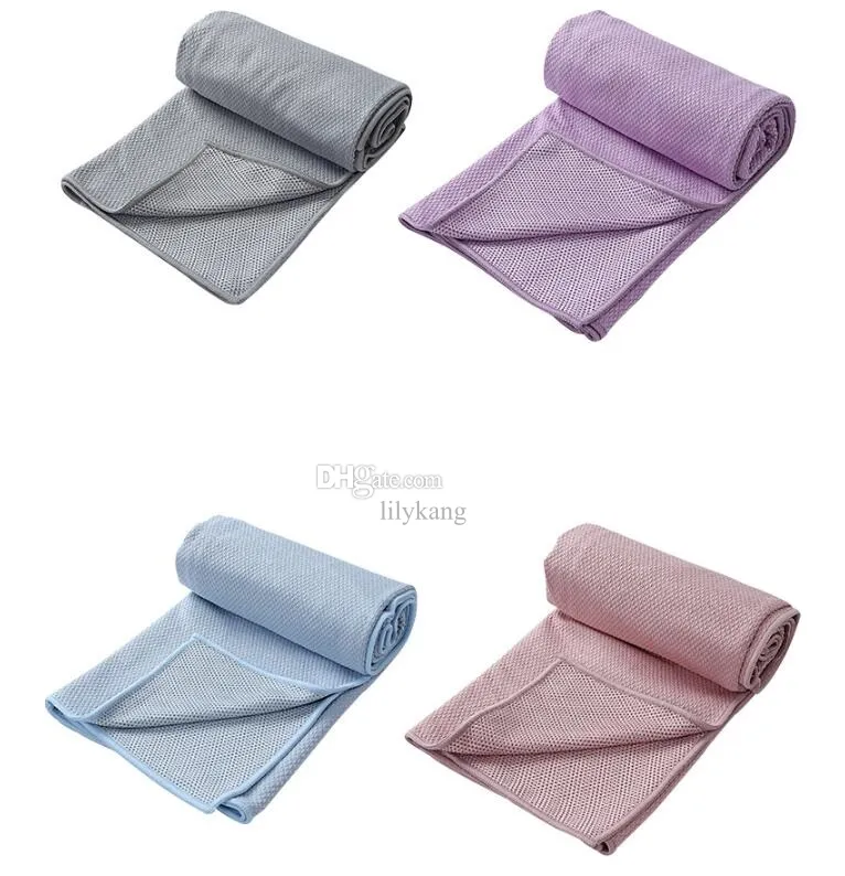 Couvertures de yoga super douces Couverture de tapis de yoga de qualité supérieure Serviettes Portable Pilates Exercice d'entraînement Couverture antidérapante pour tapis de camping Tapis de plage Pelouse Barbecue Parc