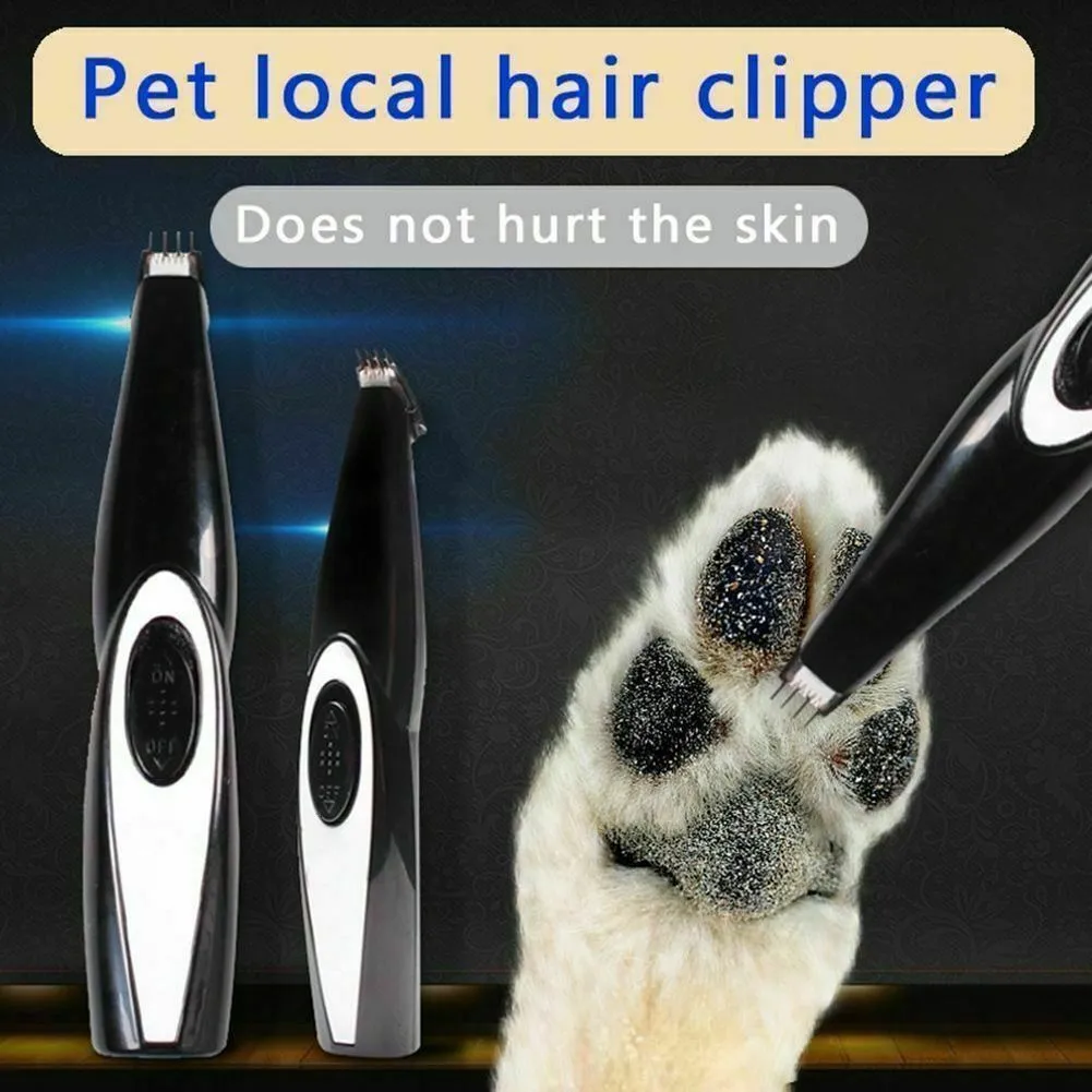 Hundtrimmer Nagelhårtrimmer för husdjur Katt Hundvårdsverktyg Elektrisk klippskär USB Uppladdningsbar hundfrisyr Tassrakklippare 230707