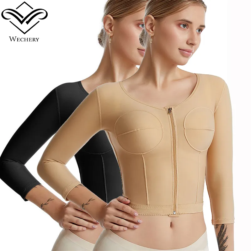 Femmes Minceur Ventre Tucker Shaper Tops Lipo Liposuccion Haute Compression Vêtements Post Chirurgie Chirurgie Soutien-Gorge