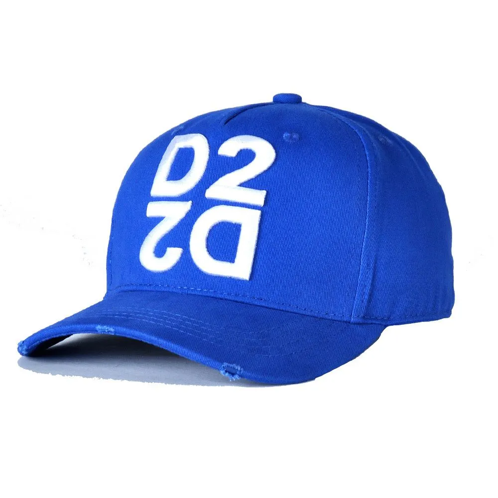 Czapka z daszkiem czapka z daszkiem sprzedaż męska czapka Casquette d2 luksusowa haftowana czapka regulowana 17 kolorów czapki list z tyłu oddychająca czapka z siatką czapka z daszkiem