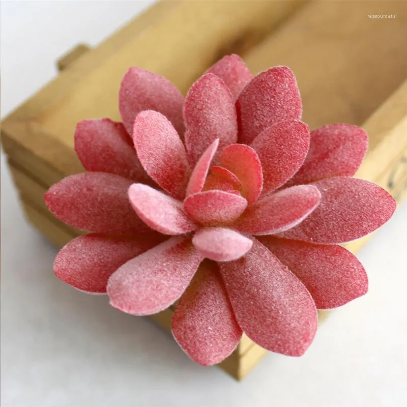 Decoratieve Bloemen FunPa 12 STKS Kunstmatige Succulent Modieuze Diverse Soorten DIY Plant Faux Home Ornamenten