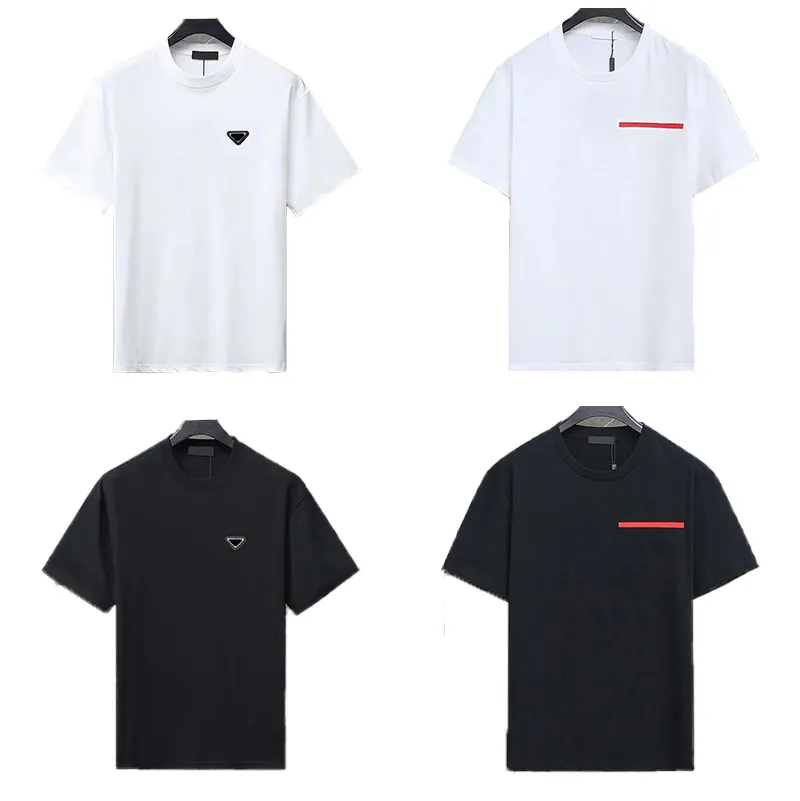 Designer Mens T -shirt Classic Triangle Badge Dames Polo shirt Luxe grafische tee zomer T -shirts maat m/l/xl/xxl/xxxl/xxxxl