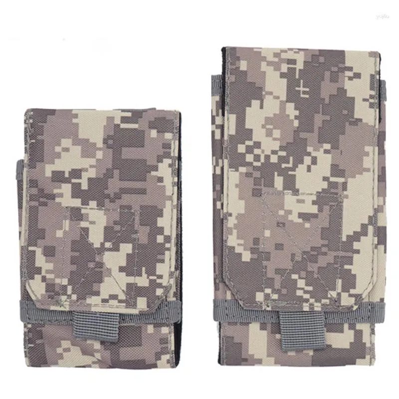 Outdoor Tassen Camping Wandelen Tactische Telefoon Tas Leger Camouflage Haak Lus Riem Mobiele Case Taille Rugzak