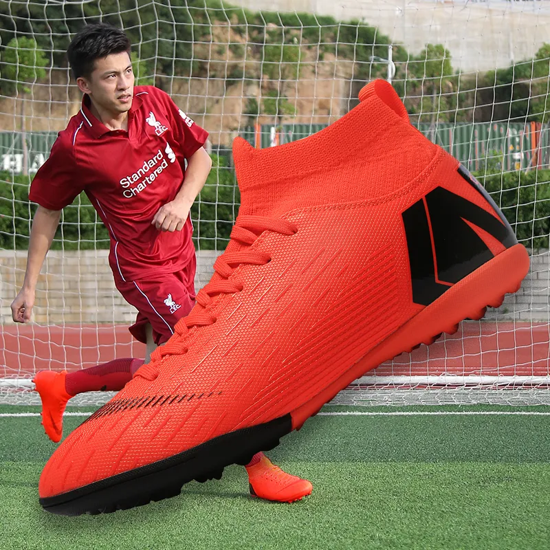 High Quality Mens Rebel Safety Boots Soccer Cleats With Anti Slip