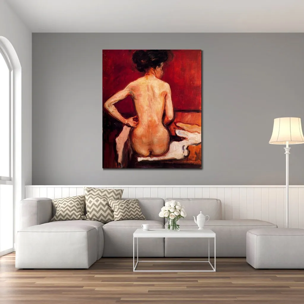 Modern Landscape Canvas Art Nude 1896 Edvard Munch Painting Hand Painted High Quality