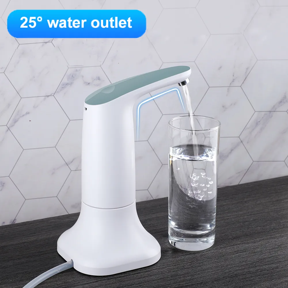 Waterpompen Automatische waterdispenser Opladen via USB Elektrische waterpomp Touch Control Draagbare waterdispenser Drinkdispenser Keuken Kantoor 230707