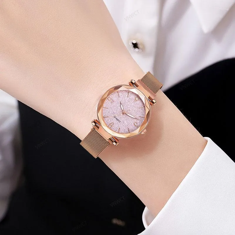 Ladies elegant magnet watch cheap