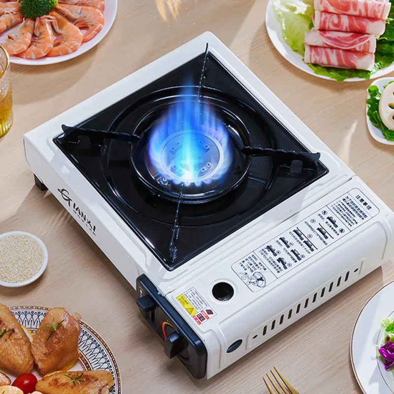 Barbecue Outdoor Gas Hot Plate Stainless Steel Portable BBQ Grill